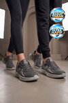 Bağcıklı Hafif Rahat Unisex Füme Yürüyüş ve Spor Ayakkabı Sneaker 2032 G
