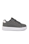 Füme Bağcıklı Kalın Rahat Tabanlı Erkek Casual Yürüyüş Ayakkabı Sneaker 26201 M