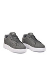 Füme Bağcıklı Kalın Tabanlı Rahat Şık Unisex Casual Yürüyüş ve Spor Ayakkabı Sneaker 26201 G