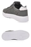 Füme Bağcıklı Kalın Tabanlı Rahat Şık Unisex Casual Yürüyüş ve Spor Ayakkabı Sneaker 26201 G