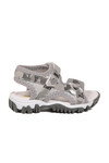Gri-Kamuflaj Polyester Karışımlı Çocuk Sandalet 25T104 B