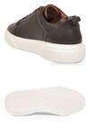 Kahve-Bej Hakiki Deri Bağcıklı Kalın Rahat Tabanlı Erkek Casual Ayakkabı Sneaker 272303 