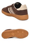 Kahve-Bej Bağcıklı Hafif Esnek Rahat Tabanlı Unisex Yürüyüş ve Spor Ayakkabı Sneaker 015 G