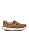 Erkek Kum Nubuk Hakiki Deri Kolay Giyilebilir Hafızalı Rahat Taban Casual Ayakkabı Loafer 6501  M