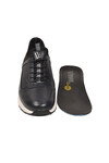 Lacivert Hakiki Deri Erkek Casual Sneaker Memory Taban Premium Casual Ayakkabı M033 M