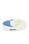 Mavi Fileli Rahat Tabanlı Işıklı Erkek Çocuk Spor Ayakkabı Cırt Cırtlı Sneaker Rory P
