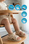 Sedef Cırtlı Ortopedik Bebek Sandalet 25T104 B