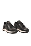 Siyah Bağcıklı Hakiki Deri Erkek Sneaker M217 M