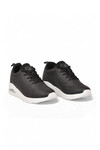 Bağcıklı Siyah-Beyaz Unisex Yürüyüş ve Spor Ayakkabı Sneaker 5101