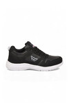Bağcıklı Hafif Rahat Unisex Siyah-Beyaz Yürüyüş ve Spor Ayakkabı Sneaker Core 020 G