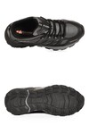 Bağcıklı Kauçuk Taban Ortopedik Siyah-Füme Erkek Yürüyüş ve Spor Ayakkabı Sneaker 2427