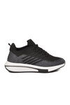 Siyah-Füme Fileli Hafif Esnek Unisex Spor Ayakkabı Molen 118 G