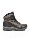 Siyah-Füme Bağcıklı Fermuarlı Kaymaz Tabanlı Erkek Outdoor Trekking Bot 2115 
