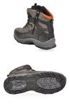 Siyah-Füme Bağcıklı Fermuarlı Kaymaz Tabanlı Erkek Outdoor Trekking Bot 2115 