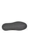 Siyah Hakiki Deri Kroko Desenli Rahat Şık Erkek Casual Ayakkabı Sneaker 6424-1 M