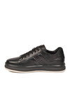 Siyah Hakiki Deri Erkek Casual Sneaker Memory Taban Premium Casual Ayakkabı M030 M