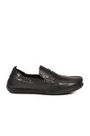 Erkek Hakiki Deri Loafer Mokasen Ayakkabı Hafızalı Taban Hafif Smart Casual Siyah M420 M