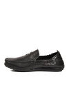 Erkek Hakiki Deri Loafer Mokasen Ayakkabı Hafızalı Taban Hafif Smart Casual Siyah M420 M