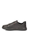 Siyah Hakiki Deri Erkek Sneaker Memory Taban Casual Ayakkabı M665 M