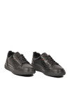 Siyah Hakiki Deri Erkek Sneaker Memory Taban Casual Ayakkabı M665 M
