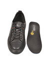 Siyah Hakiki Deri Erkek Sneaker Memory Taban Casual Ayakkabı M665 M