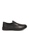 Erkek Siyah Hakiki Deri Hafızalı Rahat Taban Şık Smart Casual Ayakkabı Loafer M741 M