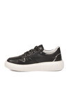 Siyah Hakiki Deri anatomik Tabanlı Kadın Casual Ayakkabı Sneaker Z202 Z