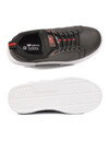 Siyah-Kırmızı Lastik Bağcıklı Comfort Rahat Tabanlı Erkek Çocuk Sneaker Balase F