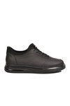 Siyah Mat Nubuk Memory Foam Erkek Casual Ayakkabı Sneaker 6630-1 M