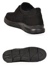 Black Nubuck Genuine Leather Rubber Laced Mens Casual Shoes 137 M