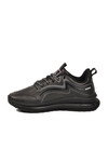 Siyah Rahat Kalın Memory Foam Taban Erkek Yürüyüş ve Spor Ayakkabı Sneaker 25K Crazy