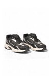 Bağcıklı Hafif Rahat Siyah Unisex Yürüyüş ve Spor Ayakkabı Sneaker Terra G