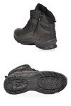Siyah-Siyah Bağcıklı Fermuarlı Kaymaz Tabanlı Erkek Outdoor Trekking Bot 2115 