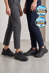 Bağcıklı Hafif Rahat Unisex Siyah Yürüyüş ve Spor Ayakkabı Sneaker 2032 G