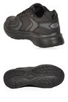 Bağcıklı Hafif Rahat Unisex Siyah Yürüyüş ve Spor Ayakkabı Sneaker 2032 G