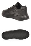 Siyah Bağcıklı Hafif Esnek Rahat Erkek Spor Ayakkabı Sneaker 125 Cilt