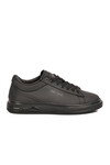 Erkek Siyah Bağcıklı Kalın Taban Erkek Casual Ayakkabı Sneaker 8078 Dashor M