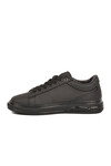 Erkek Siyah Bağcıklı Kalın Taban Erkek Casual Ayakkabı Sneaker 8078 Dashor M