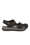 Erkek Outdoor Trekking Sandalet Kapalı Burun Cırtlı Günlük Yürüyüş Siyah E337 M