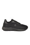 Siyah Fileli Hafif Esnek Unisex Spor Ayakkabı 26102 M