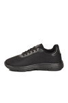 Siyah Fileli Hafif Esnek Unisex Spor Ayakkabı 26102 M