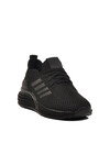 Unisex Siyah Triko Sneaker Hafif Nefes Alan Esnek Yürüyüş Ayakkabısı Vene G