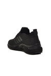 Unisex Siyah Triko Sneaker Hafif Nefes Alan Esnek Yürüyüş Ayakkabısı Vene G