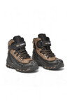 Siyah-Vizon Polarlı Kaymaz Tabanlı Soğuğa Dirençli Unisex Çocuk Outdoor Bot 2115