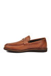 Erkek Hakiki Deri Tokalı Loafer Ayakkabı Klasik Smart Casual Taba 5768 M