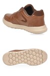 Taba Bağcıklı Hafif Rahat Tabanlı Erkek Casual Yürüyüş Ayakkabı Sneaker 2297 Cilt