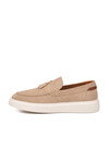 Erkek Ten Süet Rahat Tabanlı Şık Hakiki Deri Smart Casual Ayakkabı Loafer 6795 M