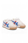 Beyaz-Saks Cırt Bantlı Kauçuk Tabanlı Unisex Çocuk Spor Ayakkabı Sneaker Tigor