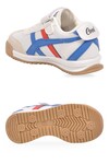 Beyaz-Saks Cırt Bantlı Kauçuk Tabanlı Unisex Çocuk Spor Ayakkabı Sneaker Tigor