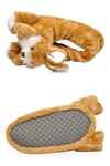Sıcak Tutan Ayıcık Desenli Camel Unisex Ev Terliği Panduf  H025.Z.0000